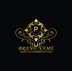 Creative Initial letter P logo design with modern business vector template. Creative isolated P monogram logo design
