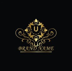 Creative Initial letter U logo design with modern business vector template. Creative isolated U monogram logo design