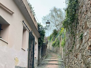 old street in sanremo