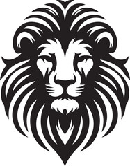 lion head vector illustration 