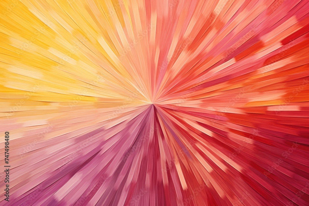 Aufkleber A vibrant multicolored background with a sunburst pattern. Perfect for adding a pop of color to your design projects