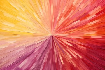 Obraz premium A vibrant multicolored background with a sunburst pattern. Perfect for adding a pop of color to your design projects