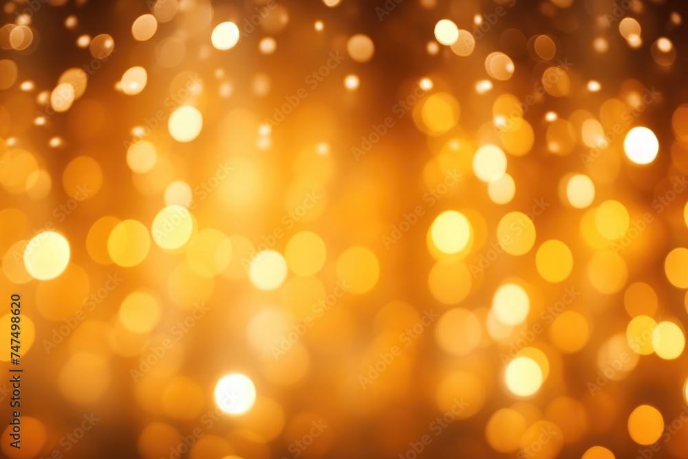 Poster A blurred image of a golden background. Suitable for various design projects