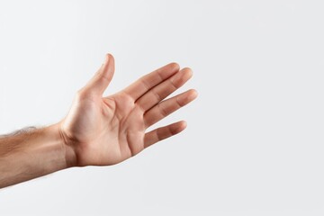 A person extending their hand upwards. Suitable for various concepts and designs