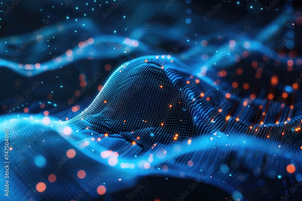 Poster close up of a person wearing a hat, suitable for various concepts and designs