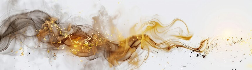 white background with marble golden burns fire, in the style of futuristic