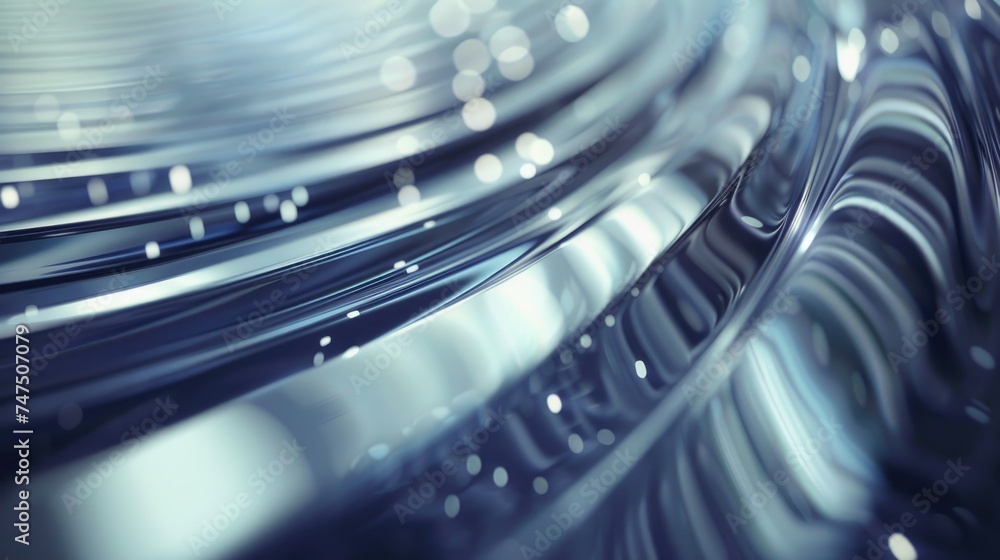Poster detailed image of metal object with blurred backdrop, ideal for industrial concepts