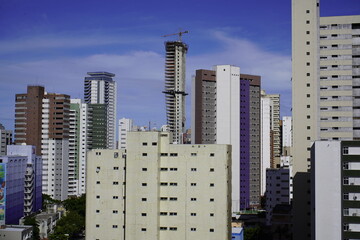 Fortaleza skyline, Mireles district. Brazil.