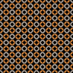 Multi color seamless abstract pattern. Background and backdrop. Multi Colored. Colorful ornamental design. Colored mosaic ornaments. Vector graphic illustration. EPS10.