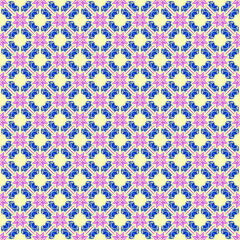 Multi color seamless abstract pattern. Background and backdrop. Multi Colored. Colorful ornamental design. Colored mosaic ornaments. Vector graphic illustration. EPS10.