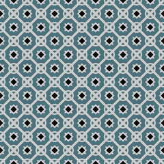 Multi color seamless abstract pattern. Background and backdrop. Multi Colored. Colorful ornamental design. Colored mosaic ornaments. Vector graphic illustration. EPS10.