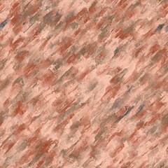 Abstract multicolored diagonal brush strokes with reflection. Davy grey, pastel brown, brown rust and tea rose colors on the white background. Seamless pattern.