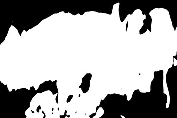 Grunge border texture background. Abstract frame overlay. PNG graphic illustration with transparent background.
