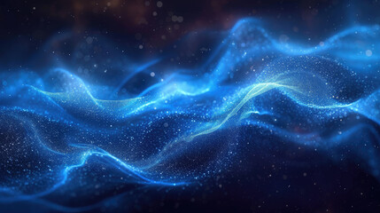 The blue color wave abstract background