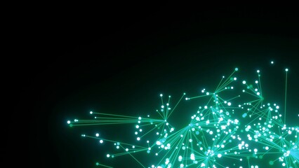energievoll türkis leuchtende symmetrisch vernetzte Lichter, Energie, Strom, Stärke, Netzwerk,...