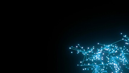 energievoll blau leuchtende symmetrisch vernetzte Lichter, Energie, Strom, Stärke, Netzwerk, Sicherheit, kraftvoll, schnelles Internet, Licht, Technologie, Wissenschaft