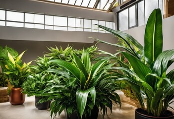 illustration, choosing best indoor plants air purification your guide fresher air, home, cleaner, environment, health, benefits, oxygen, pollution,