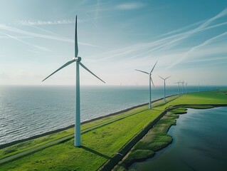 windmill by the sea