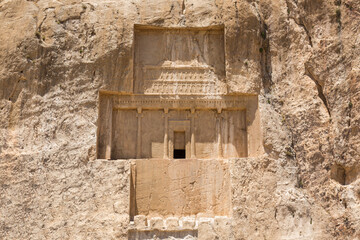 Naqsh-e Rustam. Ancient tombs of Achaemenid kings in Iran