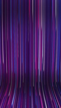 An abstract vertical view of colorful purple raining color lines background.  	