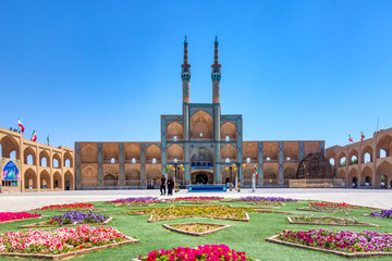 Amir Chakhmaq complex and square in Yazd, Iran.