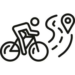 Bicycle Travel Icon