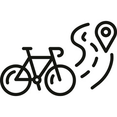 Bicycle Travel Icon