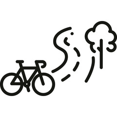 Bicycle Travel Icon