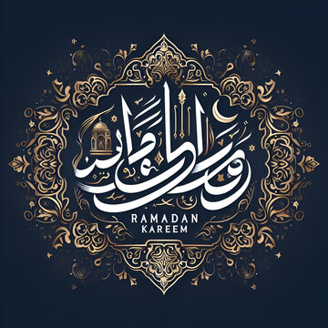 ramadan kareem calligraphy