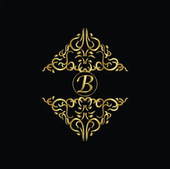 Creative Initial letter B logo design with modern business vector template. Creative isolated B monogram logo design
