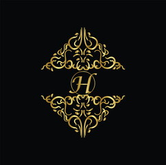 Creative Initial letter H logo design with modern business vector template. Creative isolated H monogram logo design
