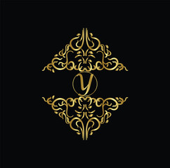 Creative Initial letter Y logo design with modern business vector template. Creative isolated Y monogram logo design