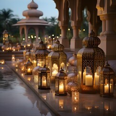 Fototapeta premium the joyous occasion of the Islamic New Year