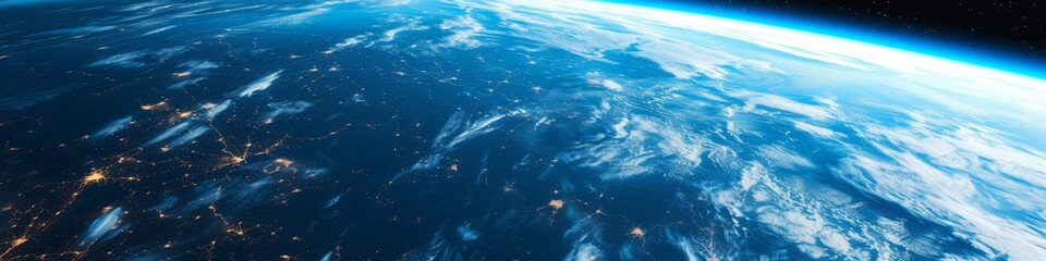 planet earth view from space.