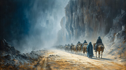 The “exodus” of the Israelites from Egypt