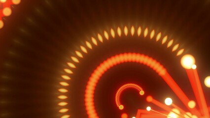 leuchtende kreisrunde Grafik, Mandala, Fraktal, Mitte, Energie, Meditation, spirituell, gelb, orange, braun
