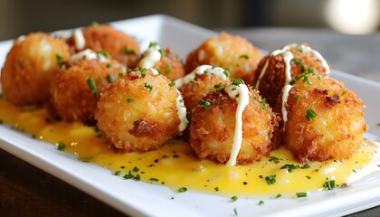ruffle and Porcini Mushroom Risotto Balls