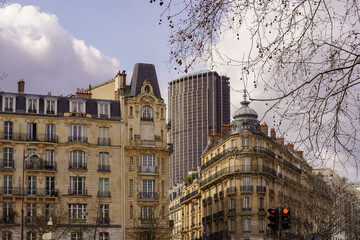 building facade from Paris , real estate