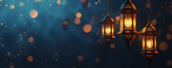 Fototapeta na wymiar modern beautiful minimalistic eid ul azha eid ul fitr ramadan Mubarak Islamic lantern celebration background