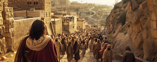 Jesus comes to Jerusalem as King