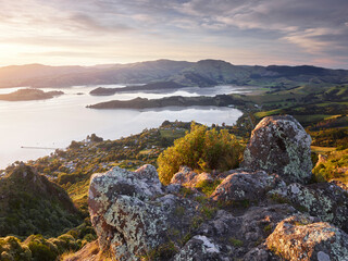 Banks Peninsula, Canterbury, Südinsel, Neuseeland, Ozeanien