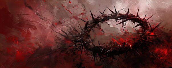 Crown Of Thorns Represents Jesus Crucifixion on Good Friday