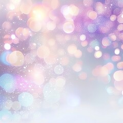 Obraz premium background light glowing dots and circles abstraction.