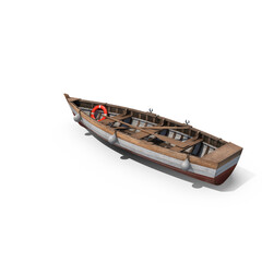 Wooden Boat PNG