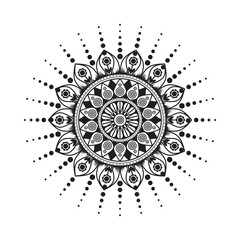 Mandala abstract background