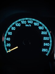 Car speedometer 
