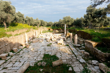 Scenic views from The Nysa on the Maeander which was an ancient city and bishopric of Asia Minor,...