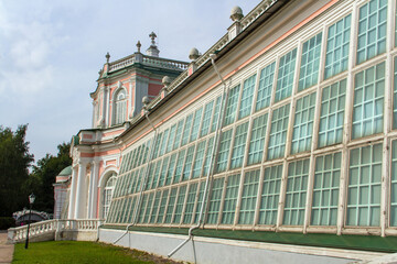The orangerie (The Greenhouse) in Kuskovo estate, Moscow.