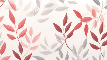 Abstract leaves background pattern in digital art