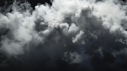 Obraz premium smoke on the black background on the black background